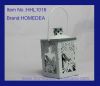 Sell White metal lantern with butterfly HHL1016