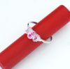 Sell 915 sterling silver ring jewelry with pink cz