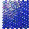 Sell Blue hexagon glass mosaic MH02