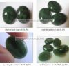 Sell natural green nephrite jade oval cabochons 15x20mm