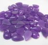 Sell purple jade pear cabochons 10x15mm