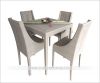 Outdoor rattan wicker dining furniture set