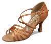 Ladies satin latin shoe LD2001-75