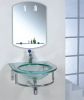 Sell glass sink/undermount bathroom sink/toilet hand wash basins TB019