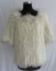 Sell knit rabbit fur and Raccoon fur cape