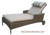 Outdoor Furniture Nice Design Wicker Chaise Lounge / Lounge Bed