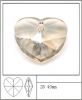 Sell crystal heart-shaped beads for necklace