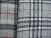Sell plaid woolen fabric