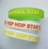 Sell Charming mixed color silicone rubber wristbands