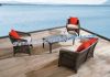 POLY RATTAN FURNITURE, OUTDOOR FURNITURE, DINING SET