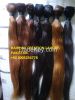 Human hair extensions, wefted hair