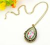 Sell Alloy Jewellery Openable Moon Box Summer Necklace With Rhinestone