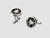 Sell stainless steel cufflinks with CZ inlayed