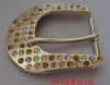 Sell  zinc alloy belt buckles with colourful stones