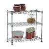 3-tier wire shelving chrome