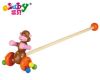 wooden push along toy