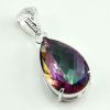 Sell wholesale natural stone pendant mystic topaz charm jewelry