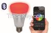 Bluetooth 4.0 Music and timing function 8W RGBWW Led light bulb