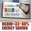 Sell LED "RGBW" Energy-saving Outdoor Display