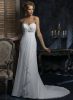 Sell white-chiffon-style-pretty-bridal wedding dresses-strapless-A-lin