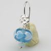 Sell Solid Silver Earrings with lampwork glass beads