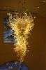 Blown Glass Chandelier in Golden Collection-LR012