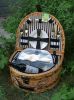 Sell 2 person picnic hamper baskets set HD9904