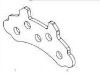 Sell back plate of brake pad