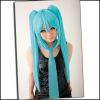 Free Shipping Turquoise 73CM Long Straight Heat-resistant Hatsune Miku