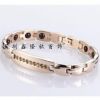 Sell NEW FASHION rose gold plating crystal titanium bracelet