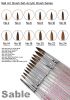 BA01 Clear White Nail Acrylic Sable Brush Set-No.2