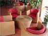 Poly rattan coffee set/dining set