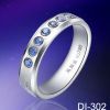 Offer Diamond Inlay Tungsten Rings