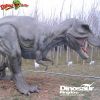 Life size simulation animatronic dinosaur resin model