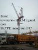 Sell  New China Luffing Tower Crane, 45m, 2.2t