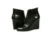 Sell cow leather wedge lady shoes