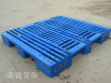 Durable good quality plastic pallet used in the warehouse