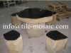 Sell basalt table and chair natural stone sculpture landscaping