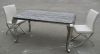 Sell shiny stainless steel dining table