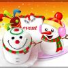 Sell Christmas Snowman Cake Towel, gift cake towel, lovely cake Towel