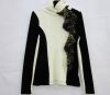 Sell Fashion Turtleneck Cotton Jersey Coat Wholesale fashion clothing