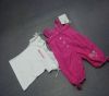 Casual girls 2pcs suit set t-shirts &suspenders child clothing