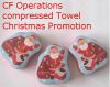Sell 100% cotton Compressed Towel custom design Promotion gift