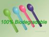 Sellbiodegradable colorful ice cream spoon