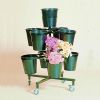 nine bucket flower stand