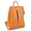 Simple and stylish portable shoulder leather handbag(orange)