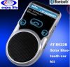 Solar charging powered Bluetooth Handsfree Car Kit Caller ID Display