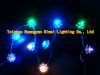 Sell LED light chain with flower decoration, color changing LED