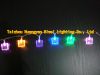 Sell LED string light with ice square decoration, color changing LED