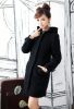 Sell the latest winter Korean fashion Thick thermal wool Coat with Hat